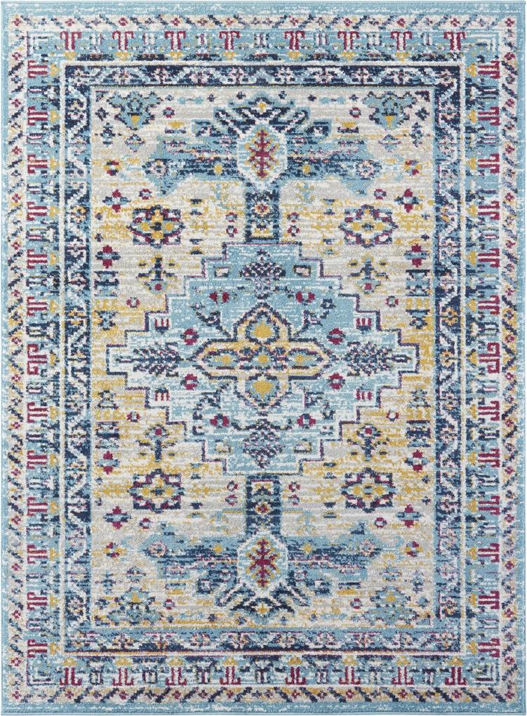 Nouristan - Hanse Home koberce Kusový koberec Lugar 104089 Sky Blue - 200x290 cm