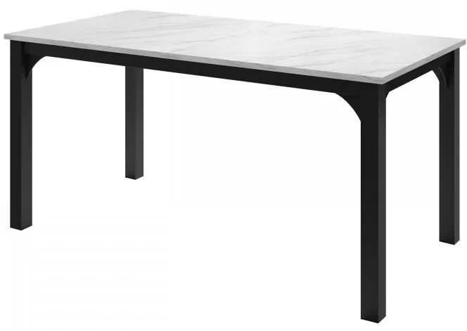 Rozkladací jedálenský stôl Limaino 160, Farby: čierna / dub craft zlatý