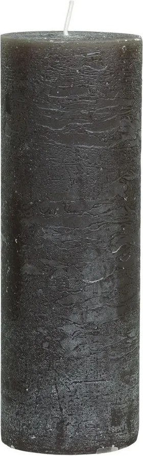 Kávová široká sviečka Macon Rustic coffee - Ø 7*20cm/ 80h