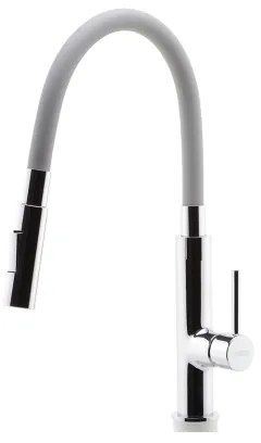 FERRO - Drezová batéria s flexibilným ramienkom lesklý chróm/šedá