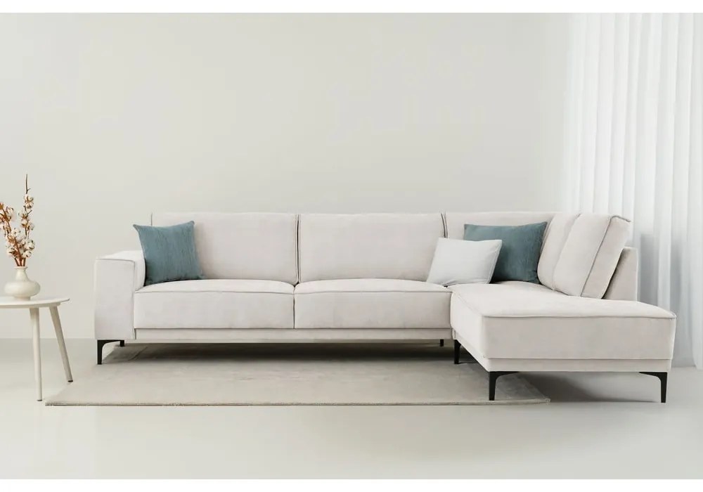 Krémová rohová pohovka (pravý roh) Copenhagen – Scandic