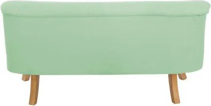 Detská sedačka ľanová zelená 17 cm a 25 cm Drevo