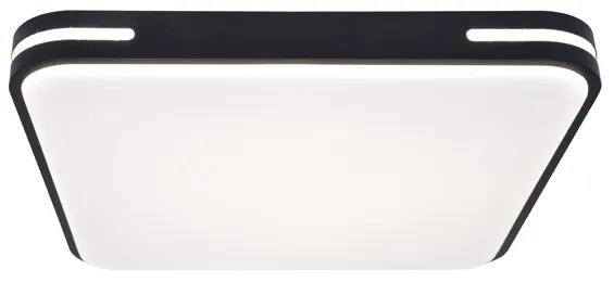 LUTEC Inteligentné stropné svietidlo TETRA LED s diaľkovým ovládaním, 38 W, teplá biela-studená biela, štv