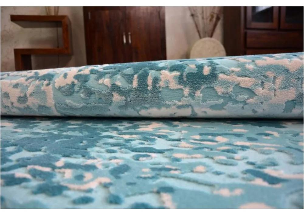 Luxusný kusový koberec akryl Charles modrý 80x150cm