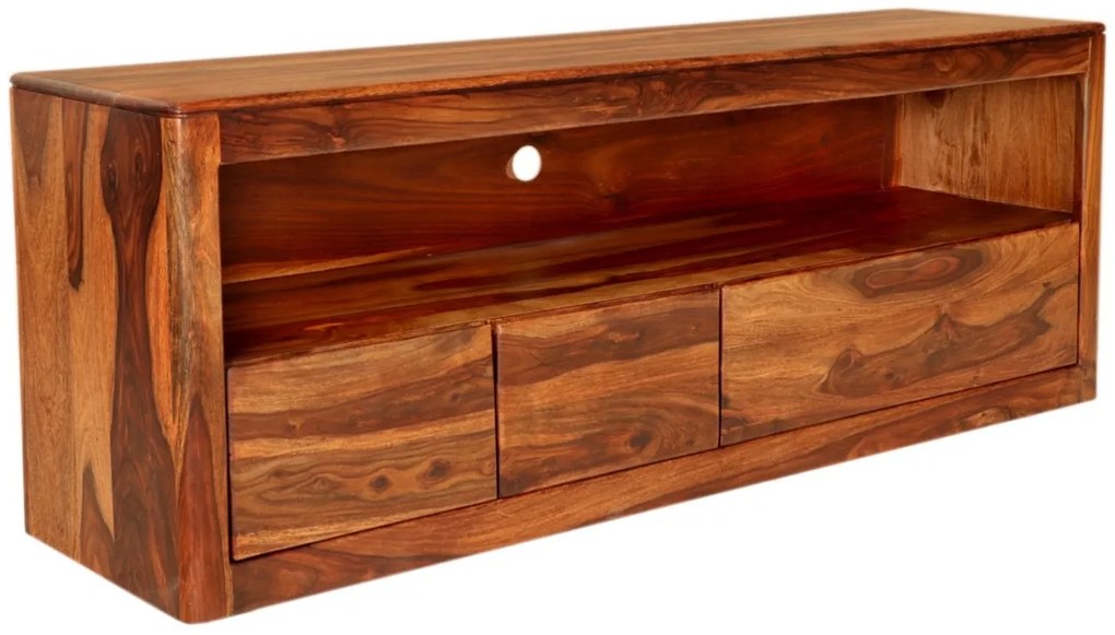 furniture-nabytek.cz - Masiv tv stolek z dřeva palisandr 140x60x45