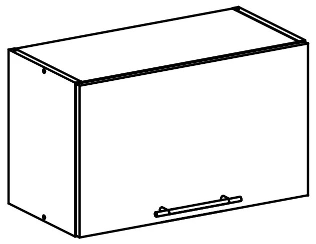 Horná kuchynská skrinka Fabiana W-60OK - biela