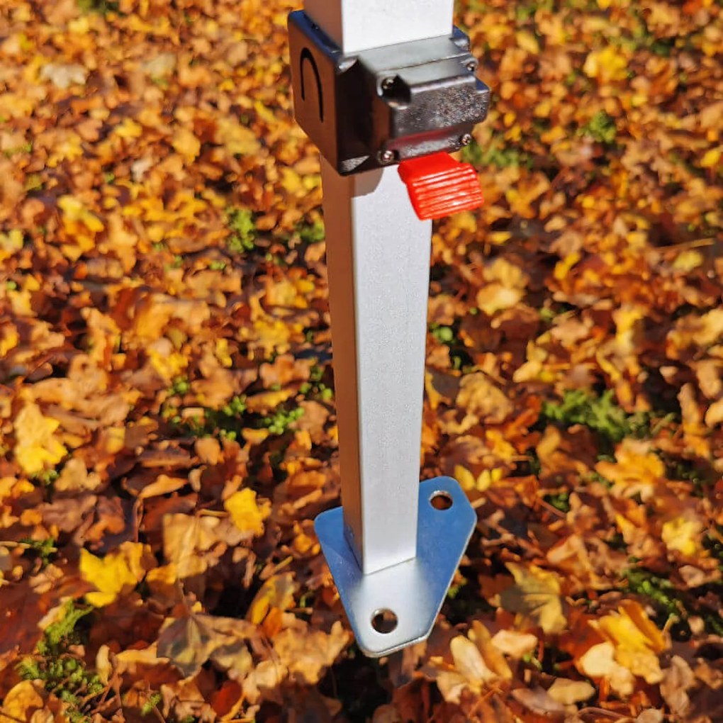 BRIMO Nožnicový stan 2×3 m hliníkový bez stien | Rýchla montáž a pevný ľahký rám - bez 3 stien - Biela 34