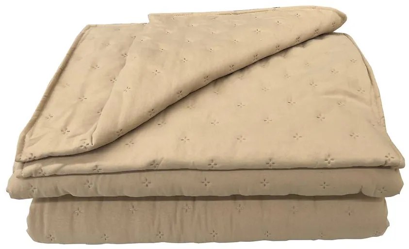Prikrývka na posteľ Alma 170x220 ecru Merkury Home
