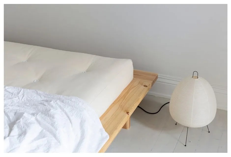 Biely mäkký futónový matrac 180x200 cm Triple latex – Karup Design