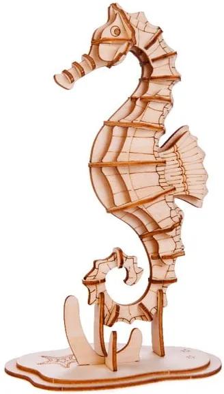 3D puzzle z balzového dreva Kikkerland Seahorse