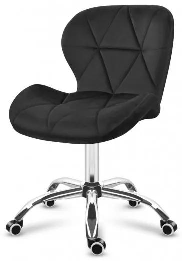 Kancelárska stolička Mark Adler - Future 3.0 Black Velur