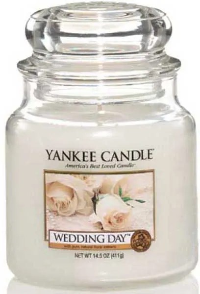 Yankee candle WEDDING DAY STREDNÁ SVIEČKA 114438E