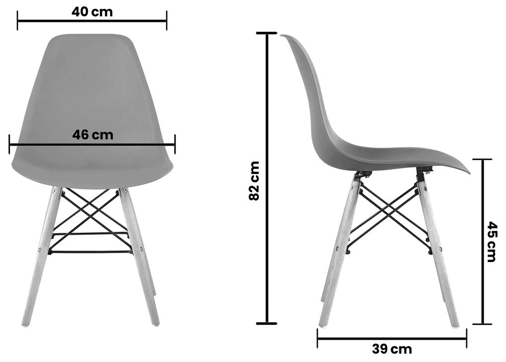 Jedálenská stolička AGA MRWCH-1Y- žltá