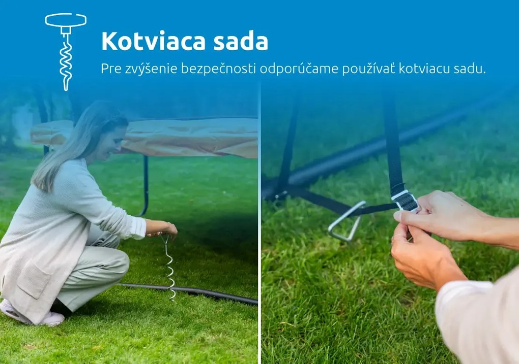 Marimex | Trampolína Marimex Premium 244 cm + vnútorná ochranná sieť + rebrík ZDARMA | 19000103