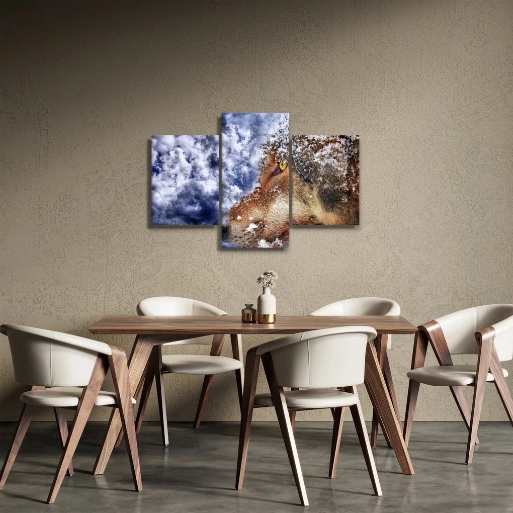 Obraz vlka (90x60 cm)