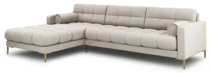 Béžová rohová pohovka (ľavý roh) Bali – Cosmopolitan Design