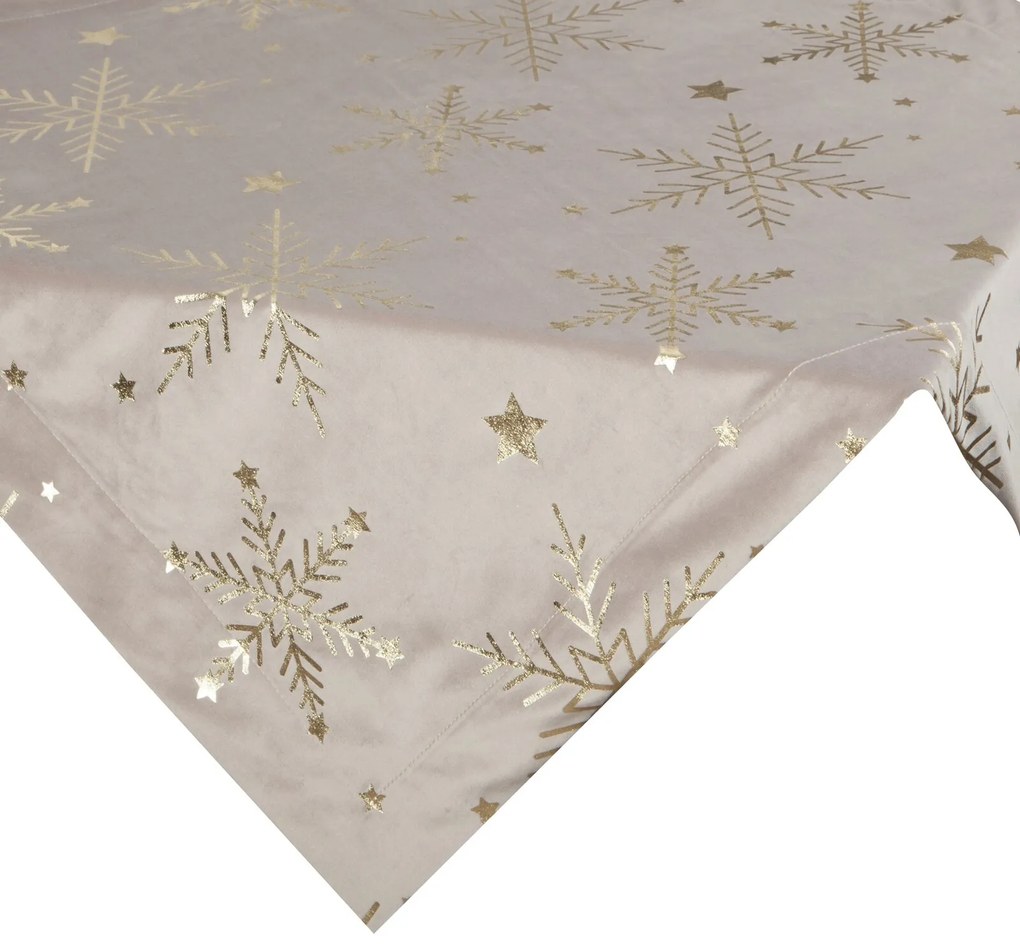 VIANOČNÝ OBRUS ELEGANCE6 85X85 CM VZOROVANÝ