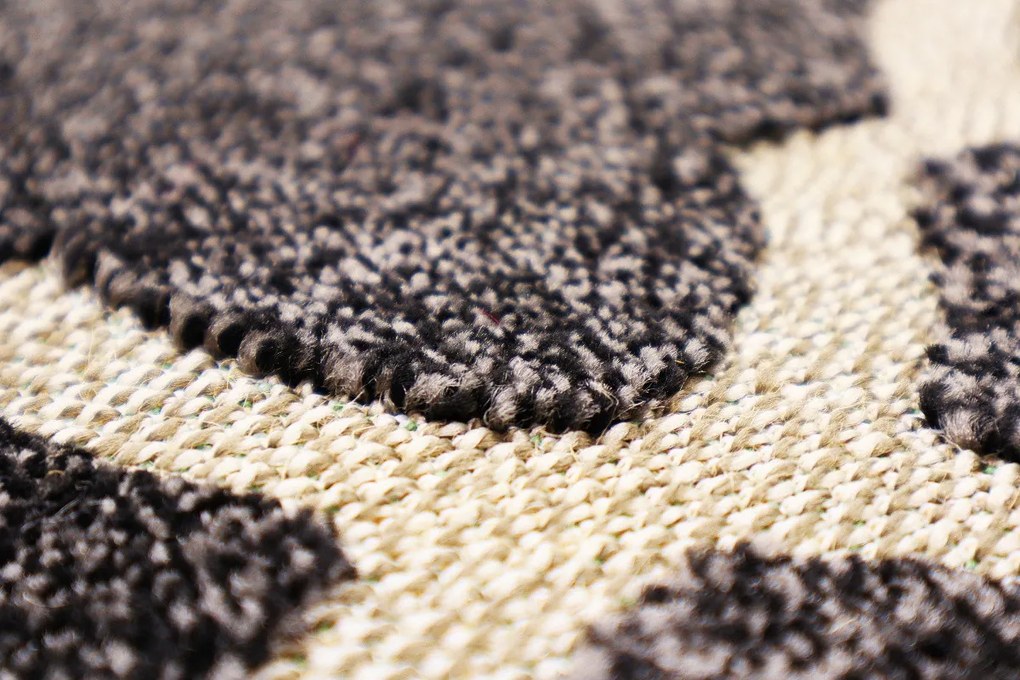 Kusový koberec Lagos 1052 Dark Grey (Silver), 140x190, šedá, chodba / predsieň, Berfin Dywany