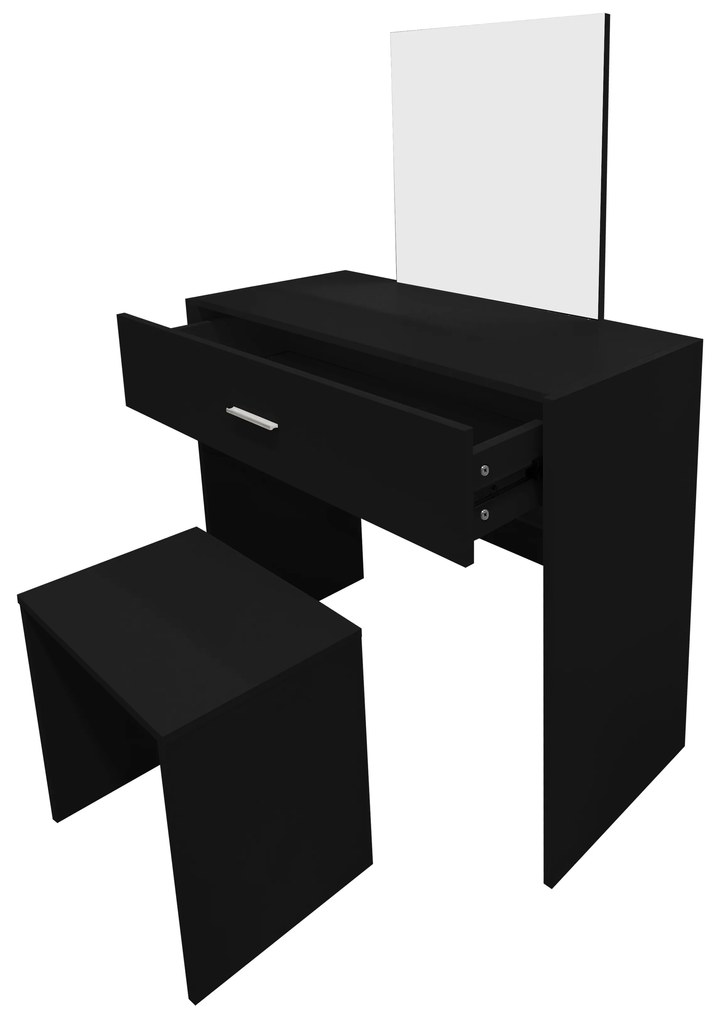 Toaletný stolík s taburetkou AGA MRDT13-MB