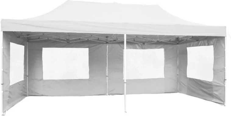 záhradný párty stan zelený 3 x 6 m + bočné diely