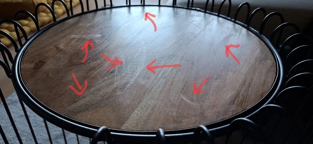 Dizajnový odkladací stolík Daquan 49 cm akácia - Skladom na SK