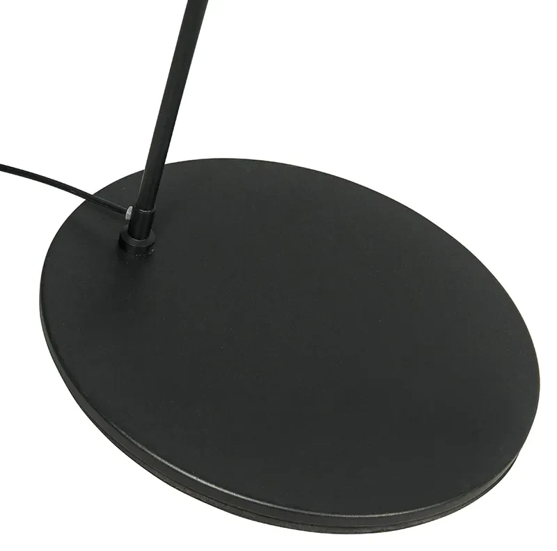 Inteligentná moderná oblúková stojaca lampa čierna vrátane A60 Wifi - Vinossa