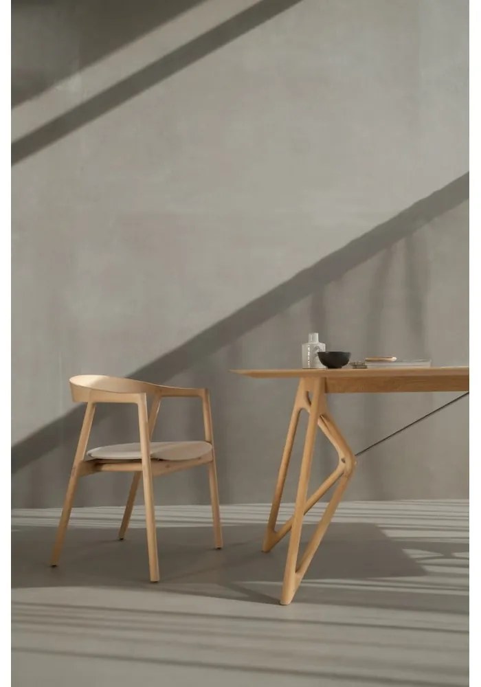 Jedálenský stôl s doskou z dubového dreva 220x90 cm Tink - Gazzda