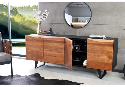 Komoda 43304 Artwork 180cm Drevo Acacia  - Komfort-nábytok
