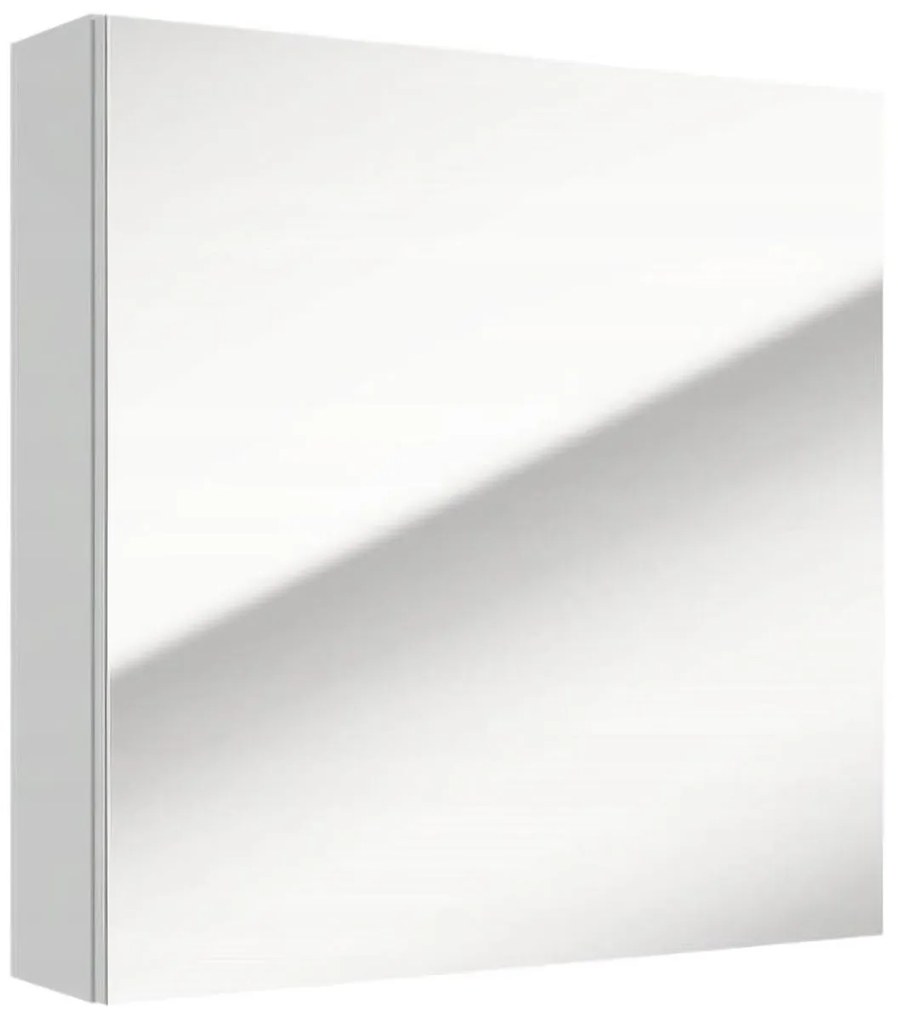 Zrkadlová skrinka Salsa, 60 × 60 × 15 cm, biela