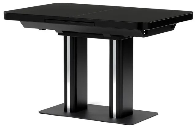 Autronic BONTEC Jedálenský stôl rozkladací 120x80cm, mdf, čierna, HT-D1926 BK Farba: Čierna