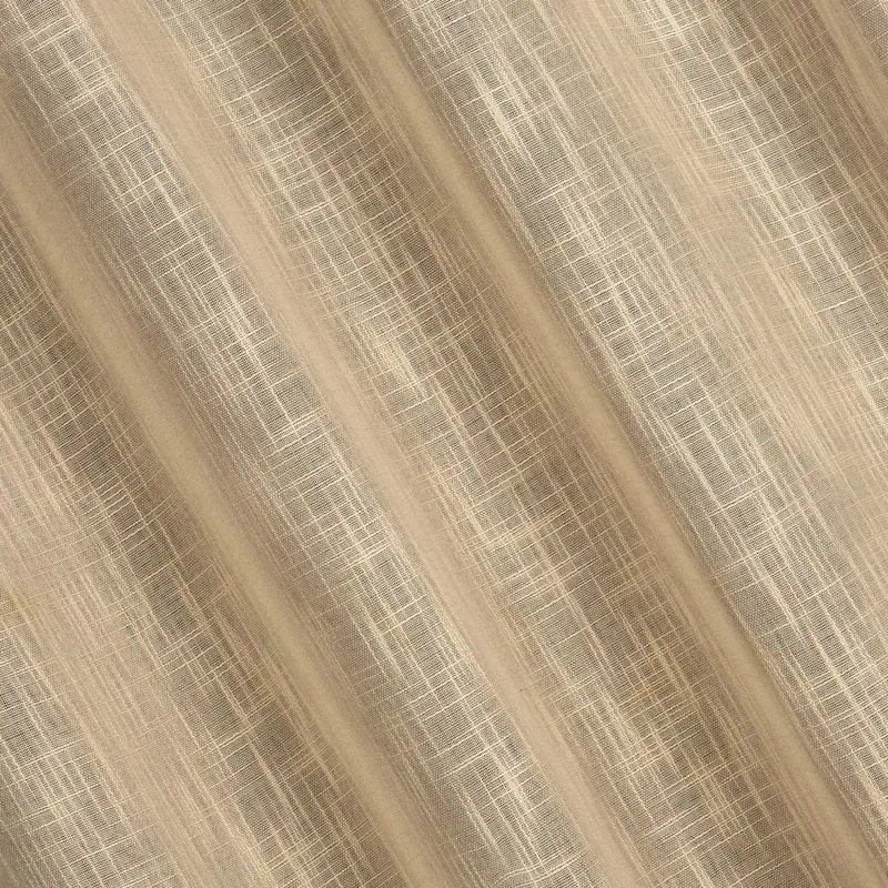 EUROFIRANY záves v ekologickom štýle 140 cm x 270 cm prírodná 100% polyester Rozmer varianty: 140 cm x 250 cm, Farba varianty: Béžová