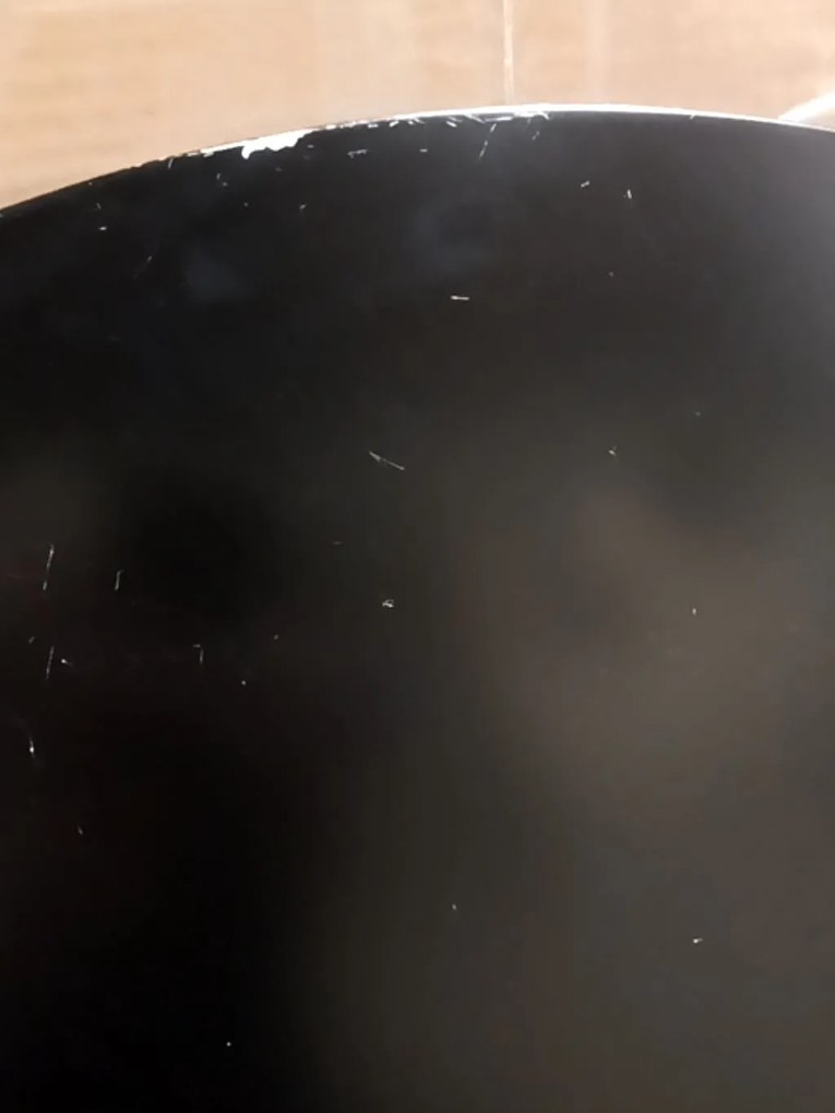 AKCIA Čierny jedálenský stôl PHANTOM 80x80 II. akosť