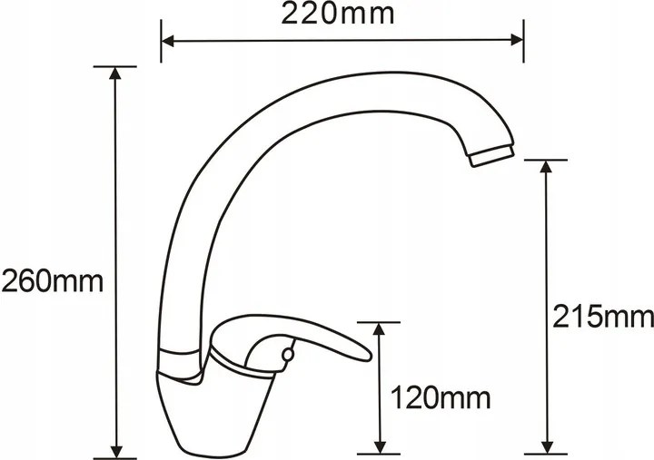 Kuchynská batéria MEXEN ROSA - biela, 670800-20