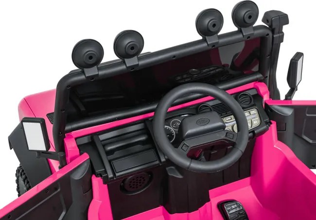 Elektrické autíčko Land Rover Defender 110 SVX ružové