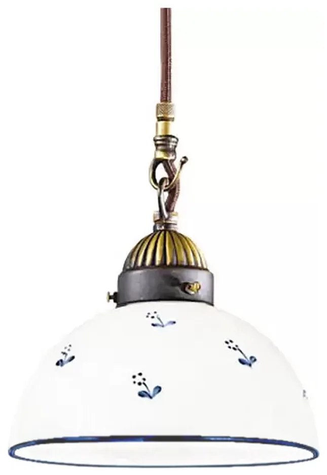 Kolarz 731.30.16 - Luster na lanku NONNA 1xE27/75W/230V pr. 20 cm modrá