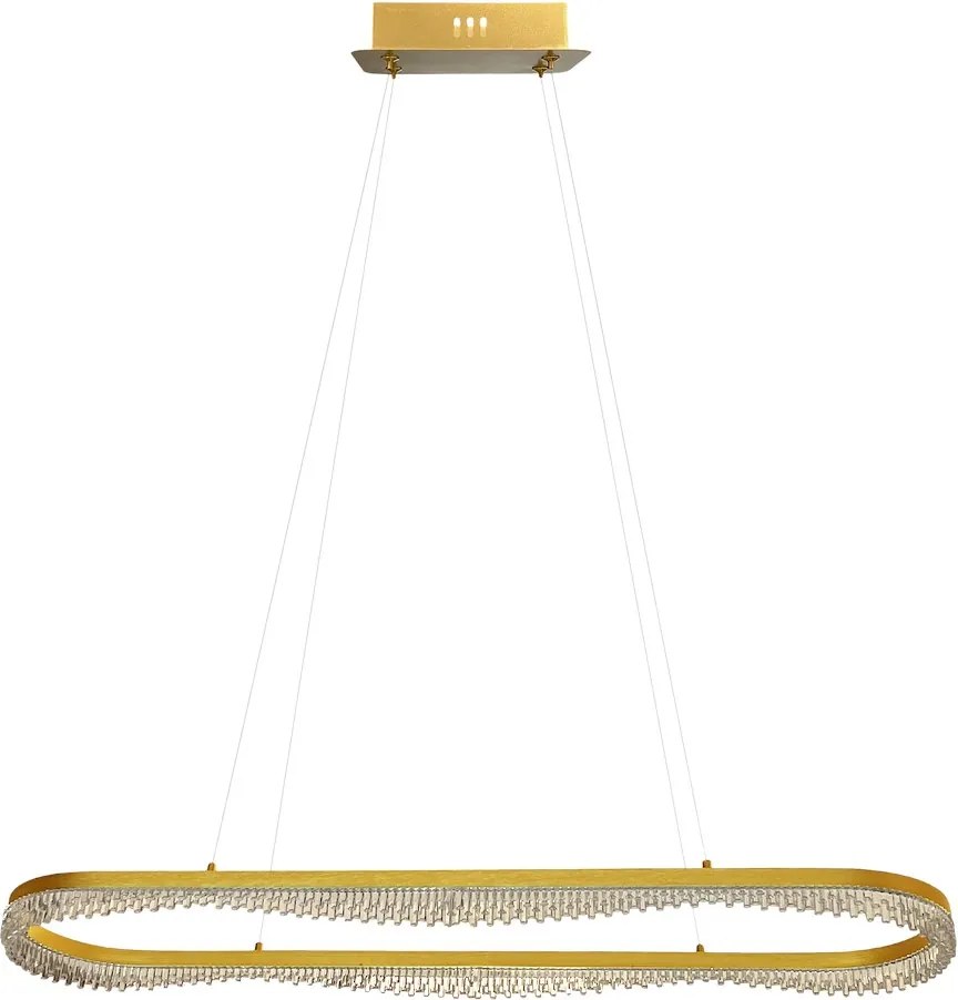 Závesné LED svietidlo Preciosa, 1x LED 45w, 4000k, g