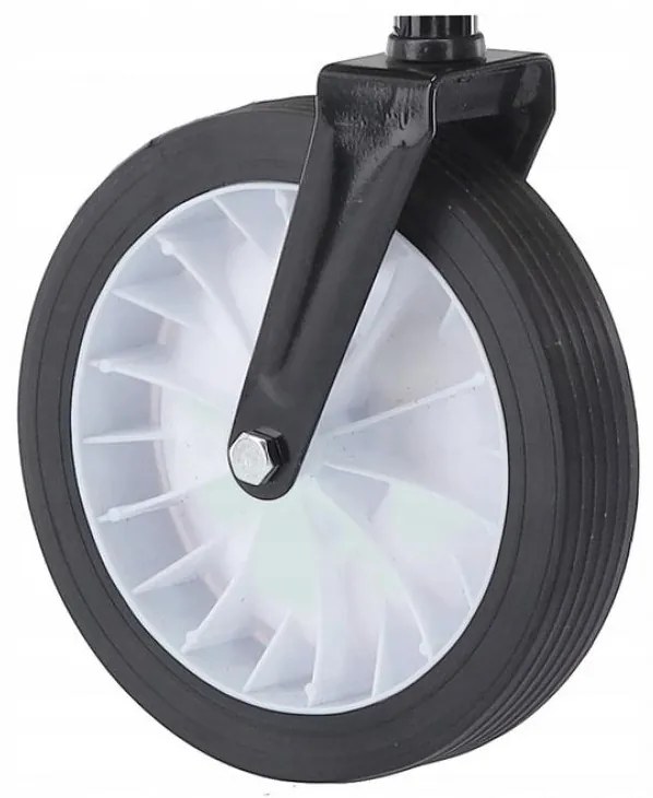 Prepravný skladací vozík v čiernej farbe
