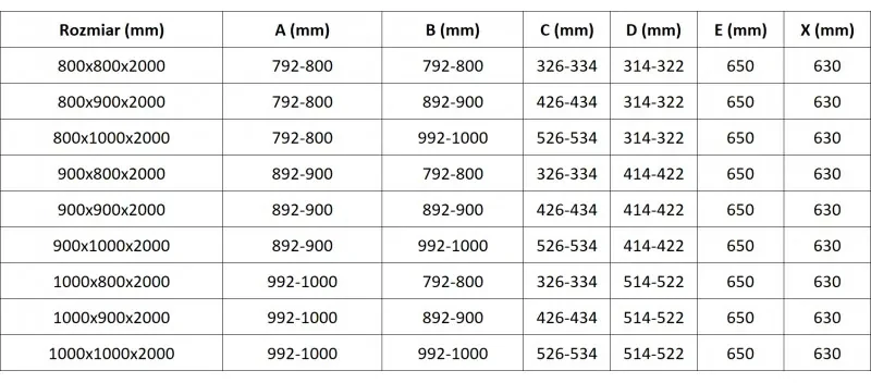 Mexen Lunar, Päťuholníkový sprchový kút Mexen Lunar naklápací doľava 100 x 100 cm, 8mm číre sklo, zlatý matný profil, 831-100L-100P-55-00-L