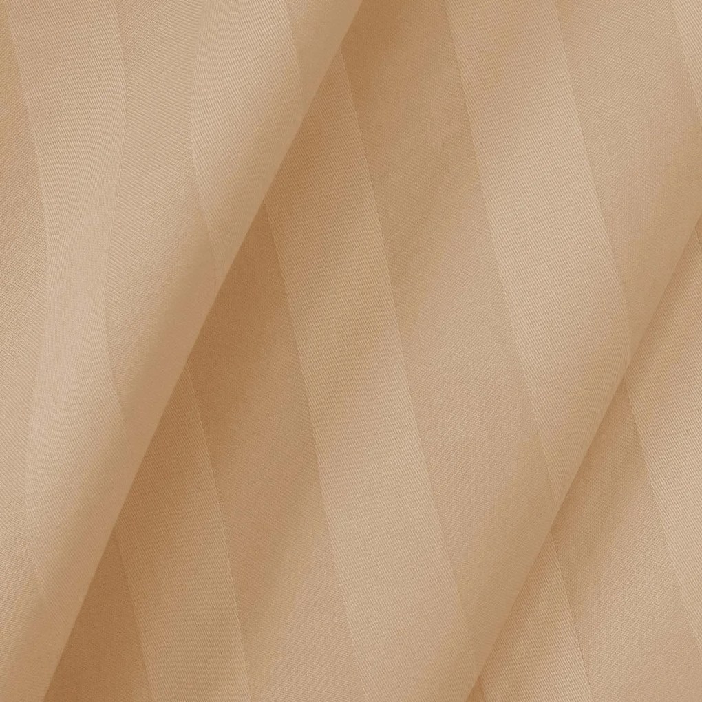 BAMBUSOVÉ OBLIEČKY STRIPE BEIGE 140X200 CM, 1KS 70X80 CM, 2KS 40X40 CM BÉŽOVÉ