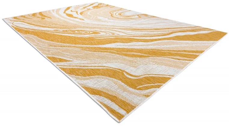 Dywany Łuszczów, Kusový koberec Sion Sisal Marble 22169 ecru/yellow – na von aj na doma, 120x170, žltá, chodba / predsieň