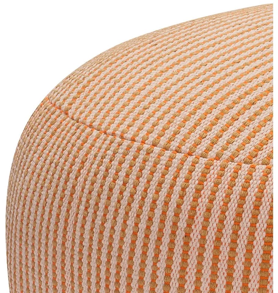 Oranžový taburet Mochi – Hübsch