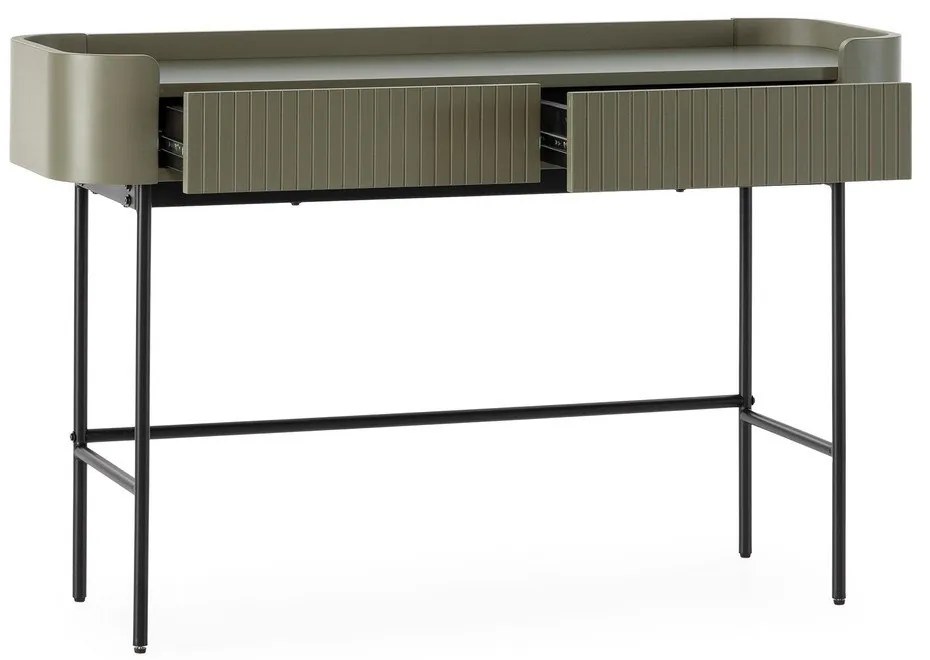 Khaki konzolový stolík 40x120 cm Willa – MOME