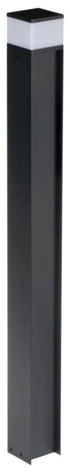 Kanlux 38766 - Vonkajšia lampa DASTEN 1xG9/11W/230V 80 cm IP44 čierna