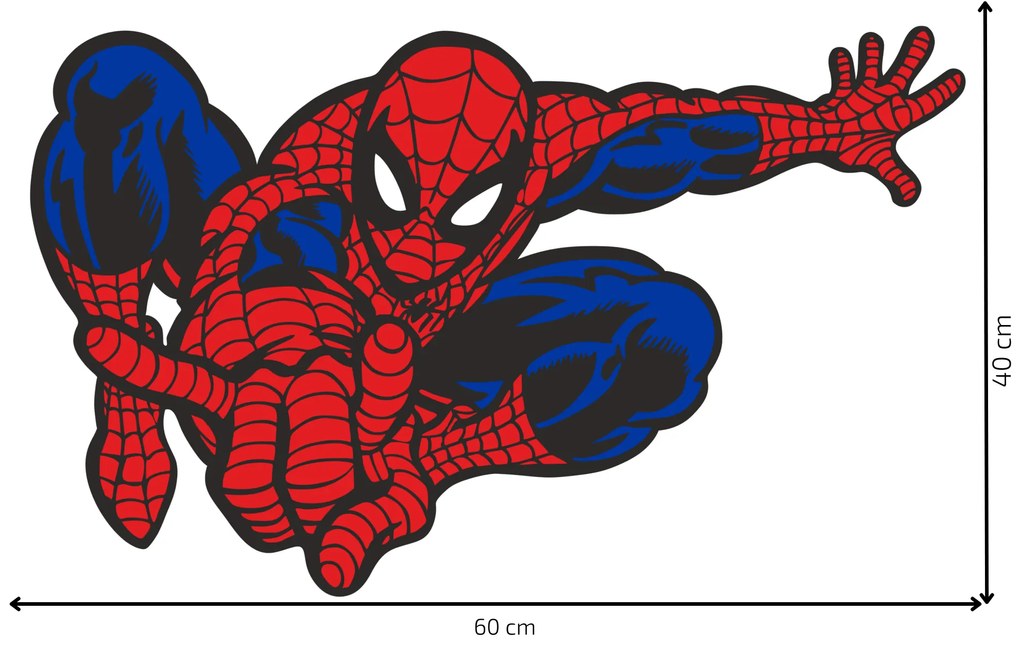 Samolepka na stenu "Spider-man 2"