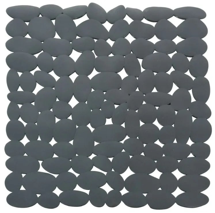 Spirella Protišmyková podložka do sprchy MARATHON, tmavosivá, 54 x 54 cm