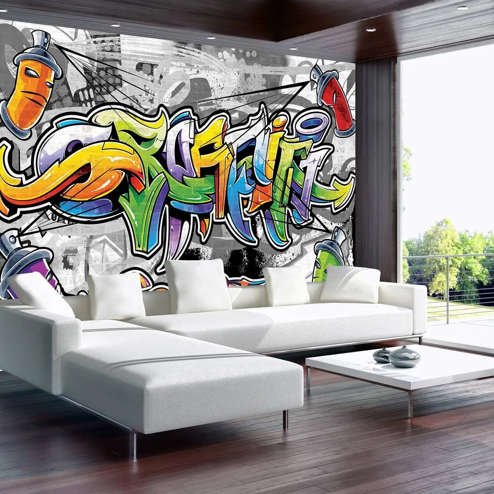 Fototapeta - Farebné Graffiti (152,5x104 cm)