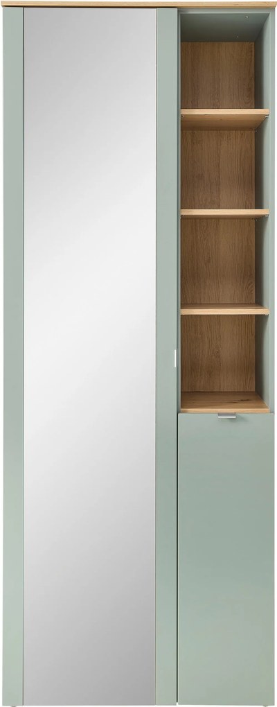 XXXLutz PREDSIEŇOVÁ SKRIŇA, šalviovozelená, dub artisan, 78/202/38 cm Xora - Skrine - 002737046125