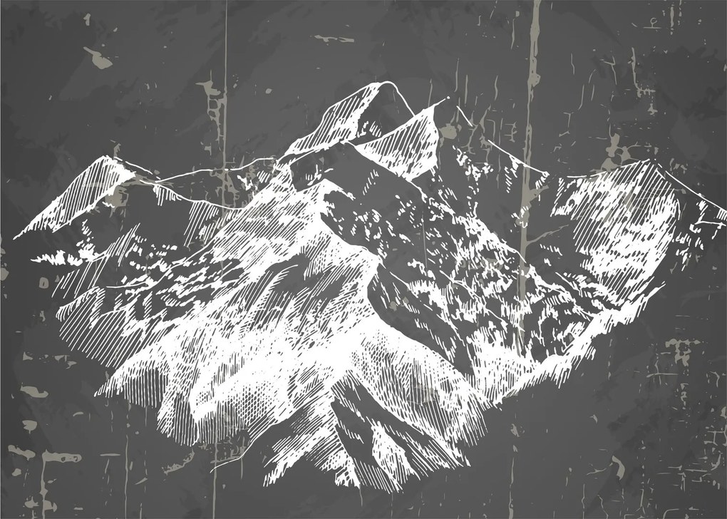 Obraz - Ilustrácie hôr (70x50 cm)