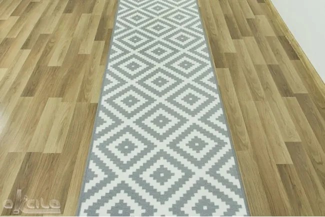 Protišmykový behúň Romby 19 - sivý - Výpredaj