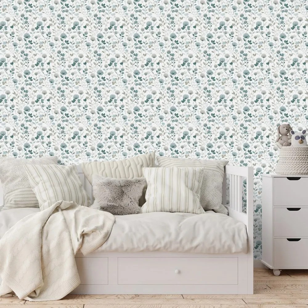 Tapeta jemné kvetinové vetvičky